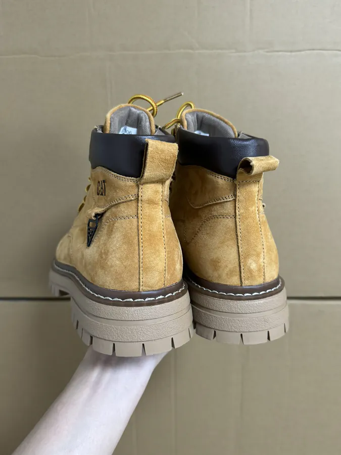 Cat 350 Large Boots Wheat Color