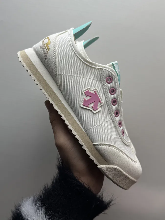 Con Sneaker in Pink White