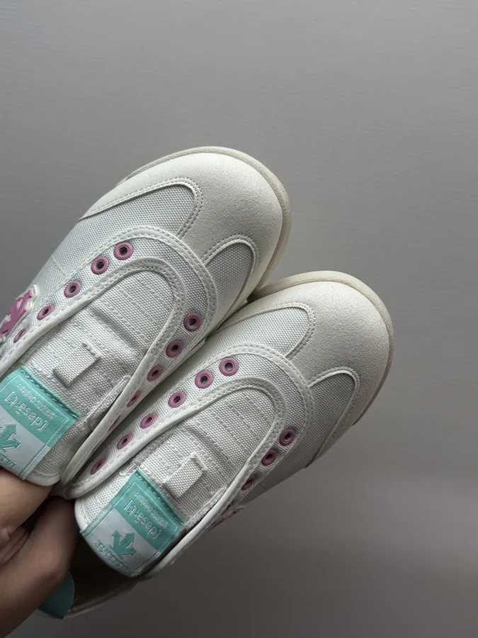 Con Sneaker in Pink White