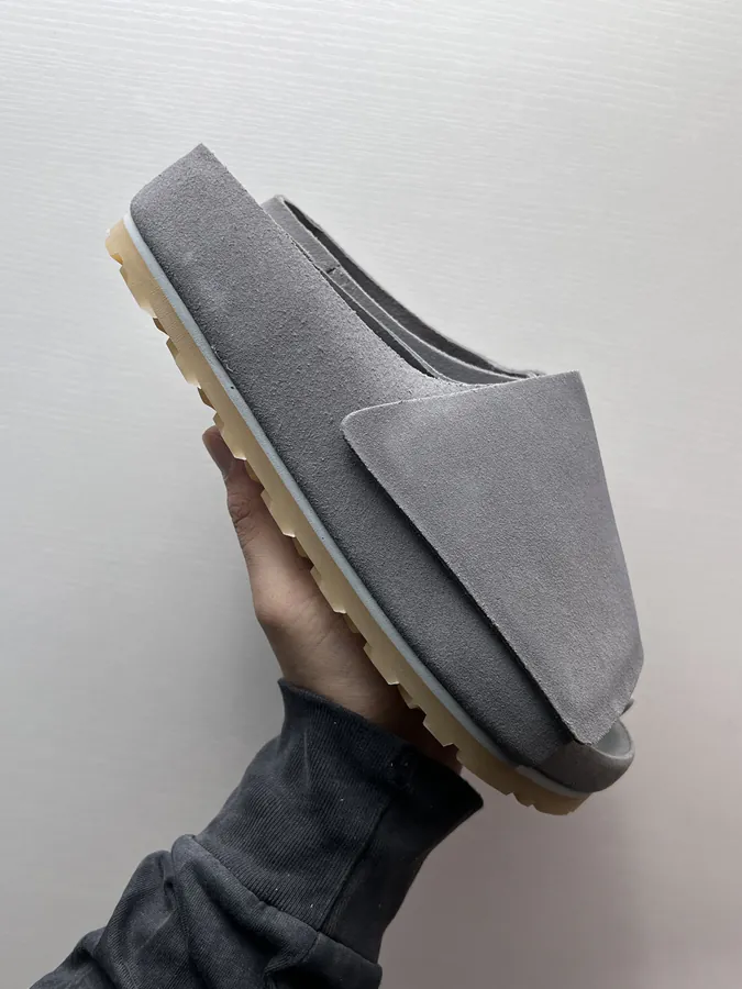 Fear of God x Birkenstock Wool Gray Slippers