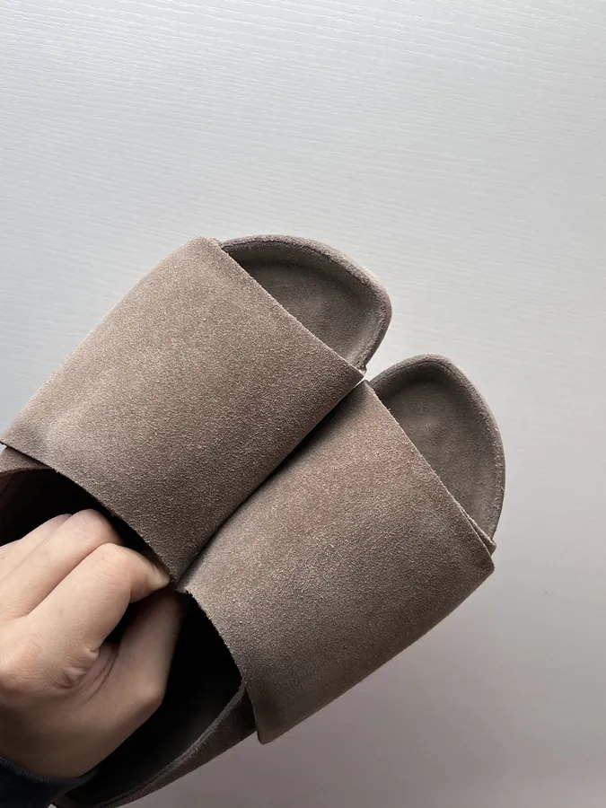 Fear of God x Birkenstock Wool Trimmed Brown