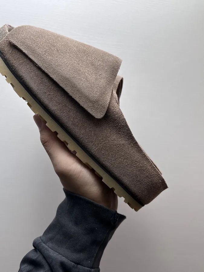Fear of God x Birkenstock Wool Trimmed Brown