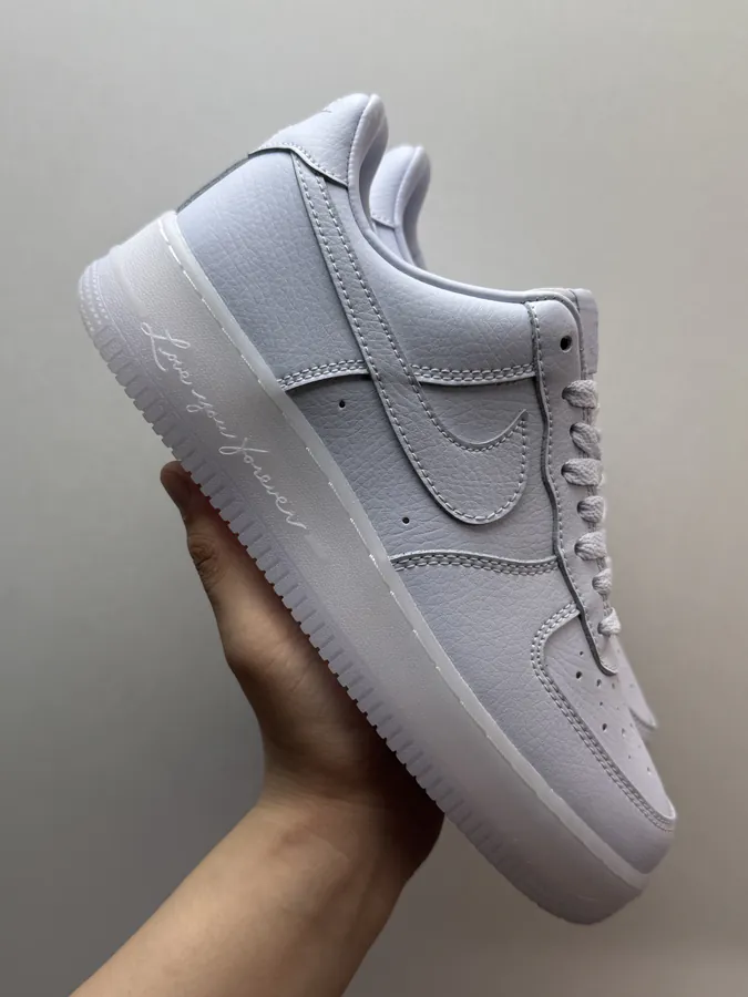 NOCTA x Nike Air Force 1 'Love You Forever' Purple Silver