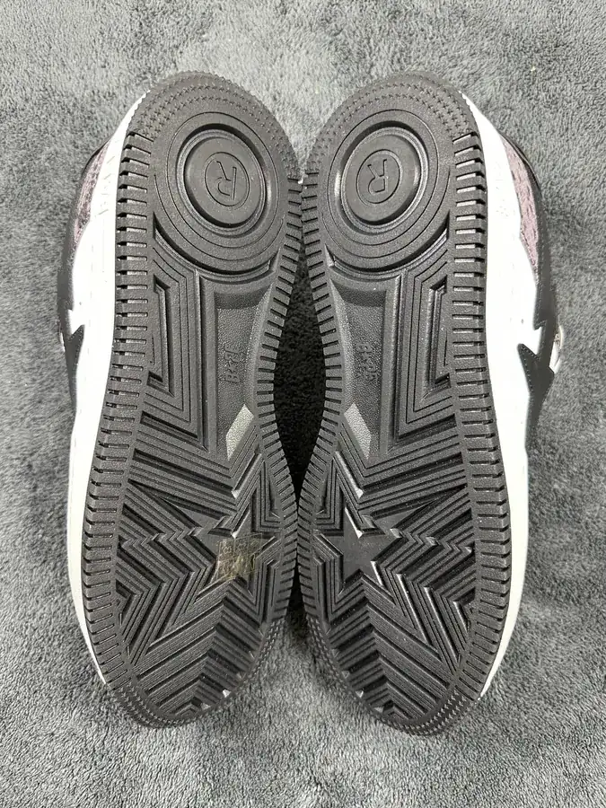 A BATHING APE STA Snake Print Low Top Sneaker for Men