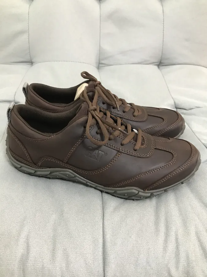 CAT Low Top Hiking Boots in Brown