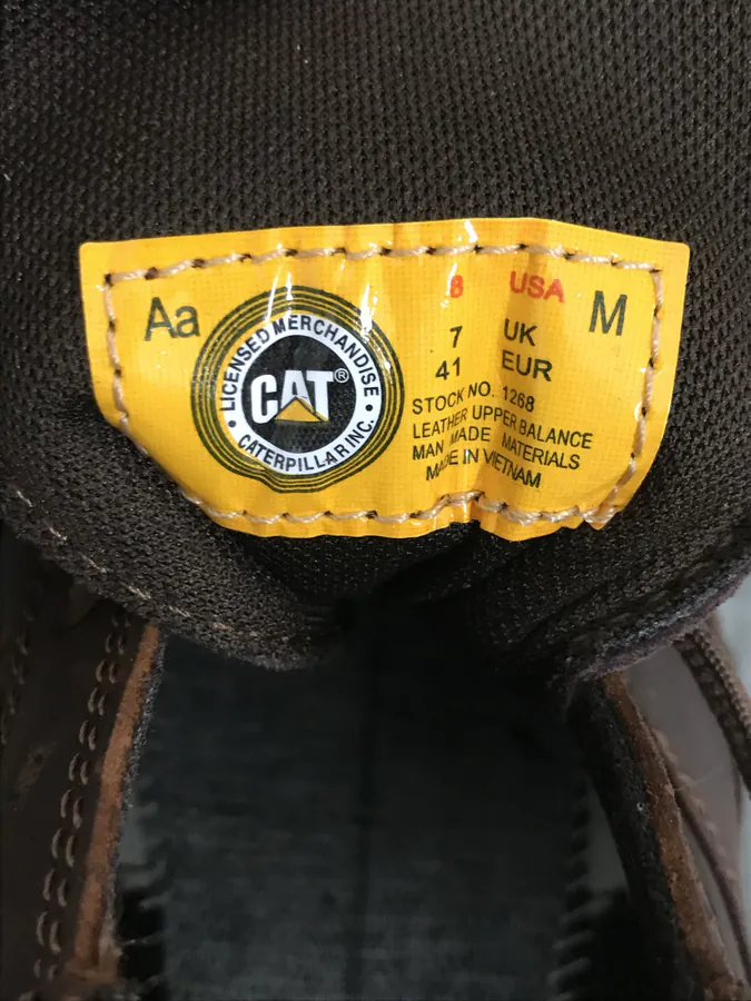 CAT Low Top Hiking Boots in Brown