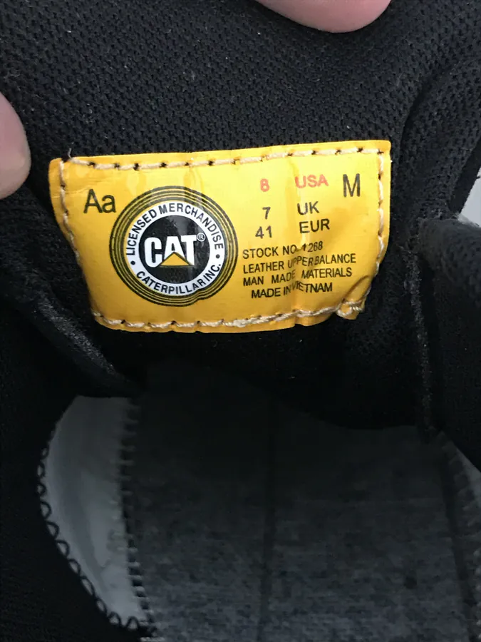 CAT Low Top Hiking Boots in Gray