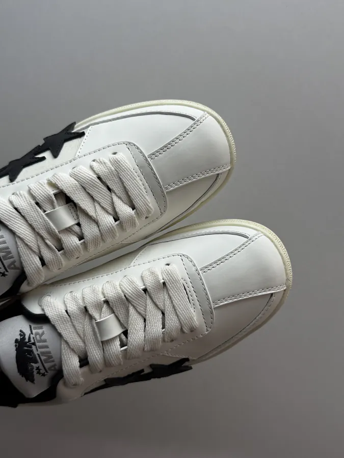 AMIRI PACIFIC White and Black Slippers