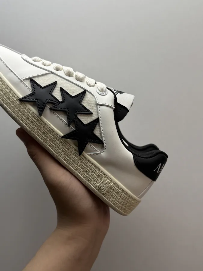 AMIRI PACIFIC White and Black Slippers