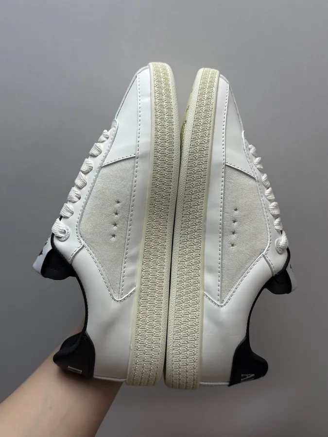 AMIRI PACIFIC White and Black Slippers