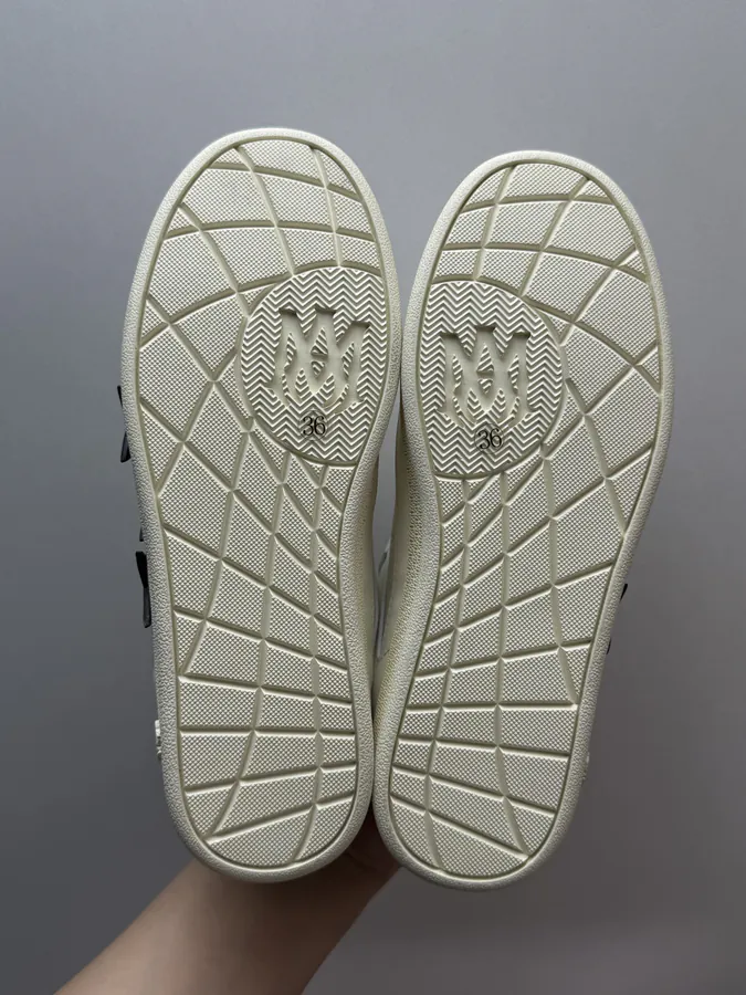 AMIRI PACIFIC White and Black Slippers
