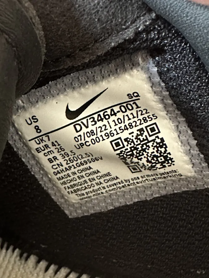Shoe visual reference image