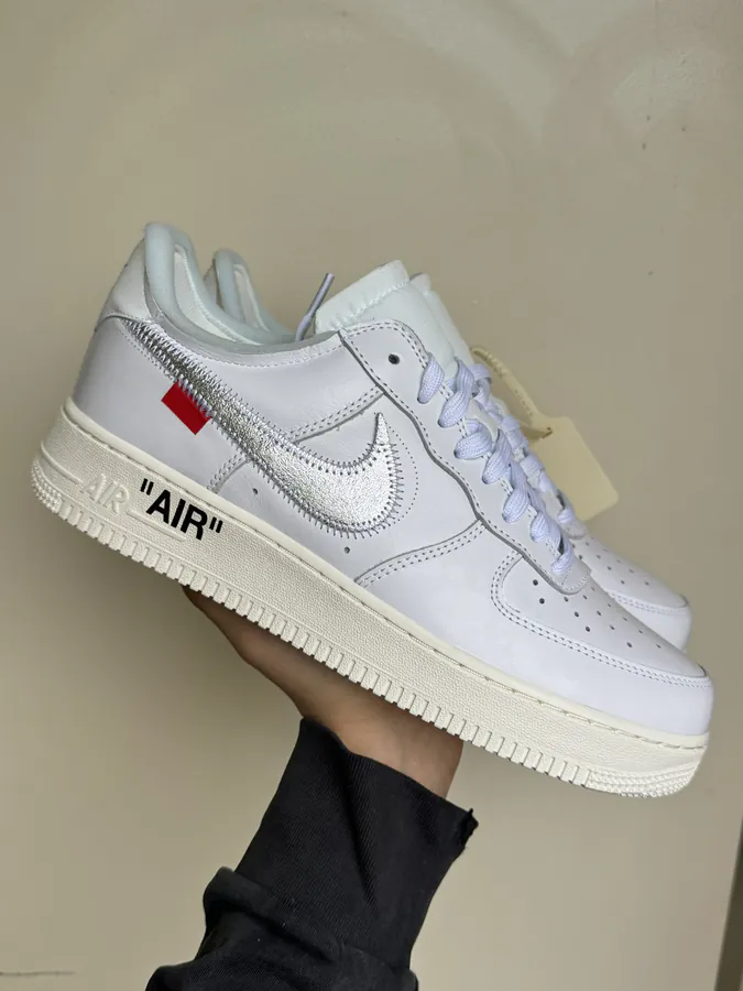 OW x Air Force 1 White Sneaker