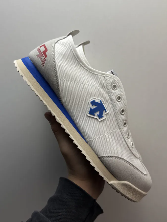 Con Blue White Sneaker with Clean Finish