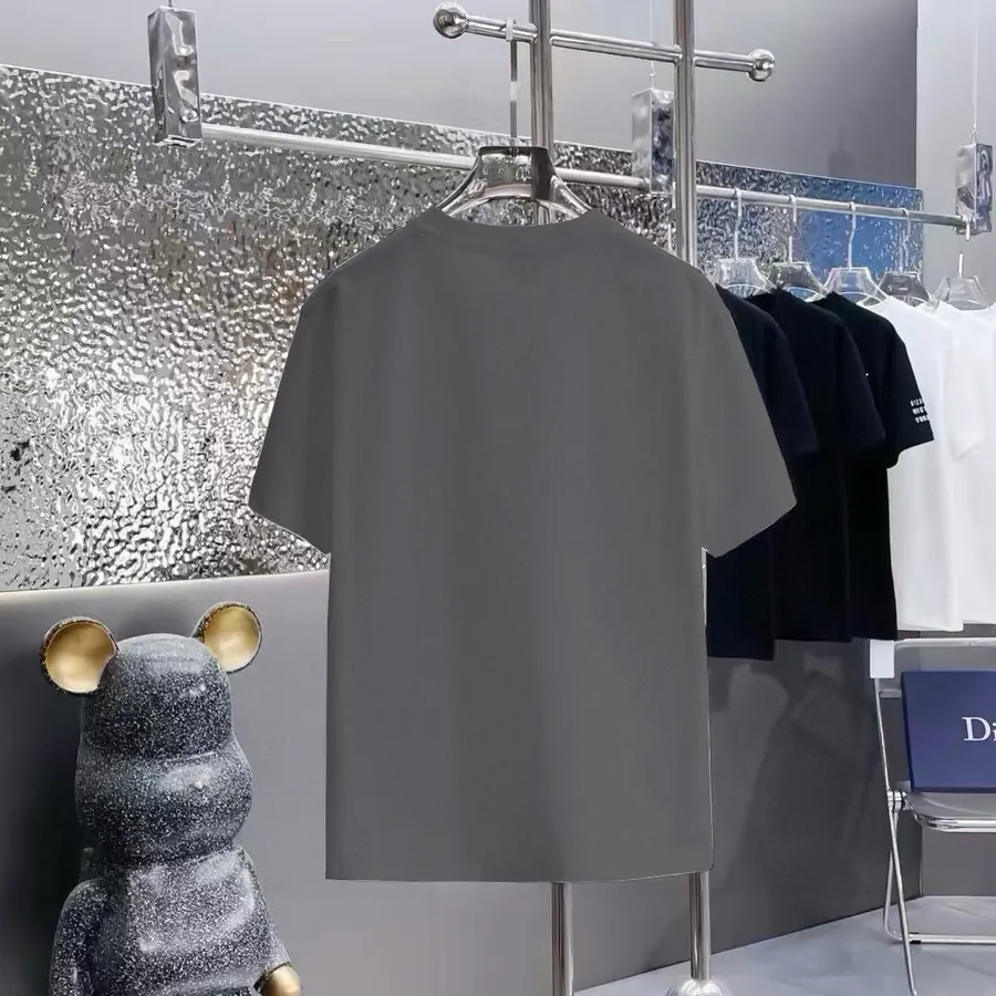 Balmain Printed Round Neck Short Sleeve T Shirt