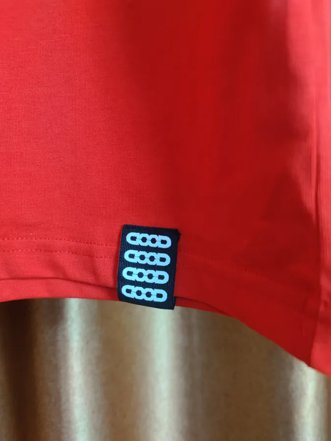 GOODBRAND Summer Short Sleeve Pearl Embellishment & Lettering