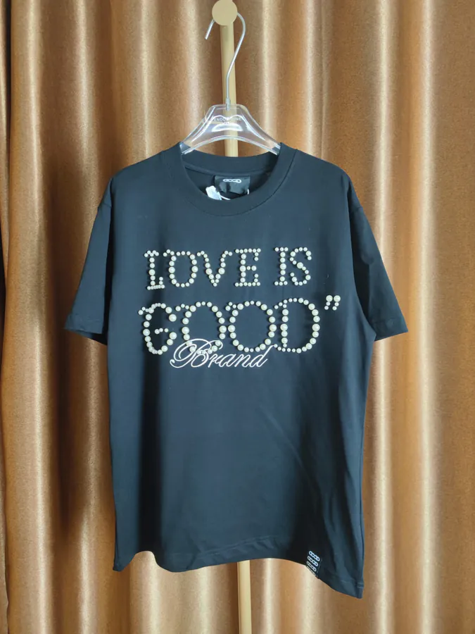 GOODBRAND Pearl Nail Letter T恤 Summer Essential