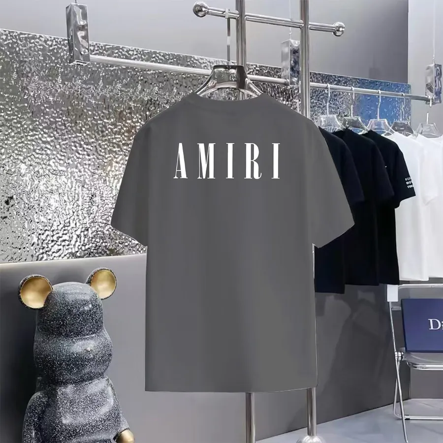 Giorgio Armani Printed Round Neck Short Sleeve T Shirt