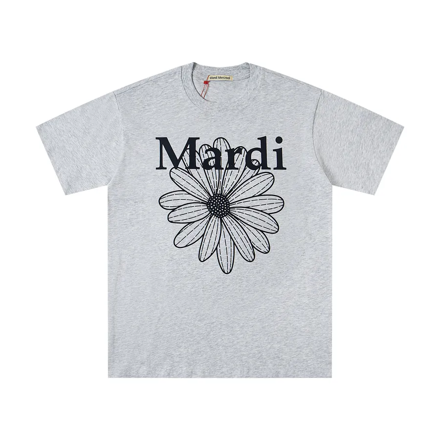 Mardi Mercredi Classic Daisy Print Round Neck Short Sleeve T恤