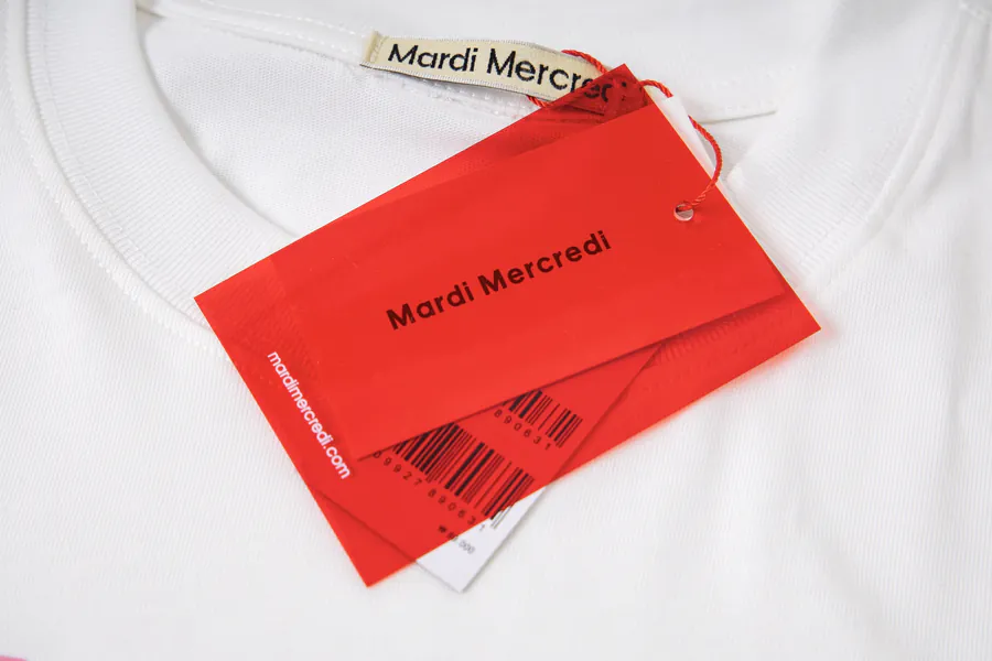Mardi Mercredi Classic Daisy Print Round Neck Short Sleeve T Shirt