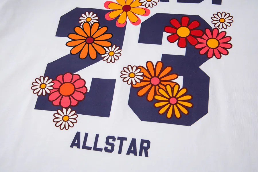 Mardi Mercredi 23 Multifloral Print Round Neck T Shirt