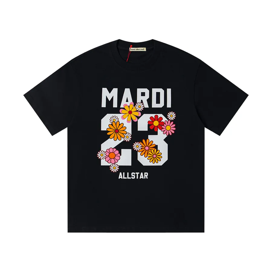 Mardi Mercredi Digital '23 Multi Flower Series Round Neck T Shirt