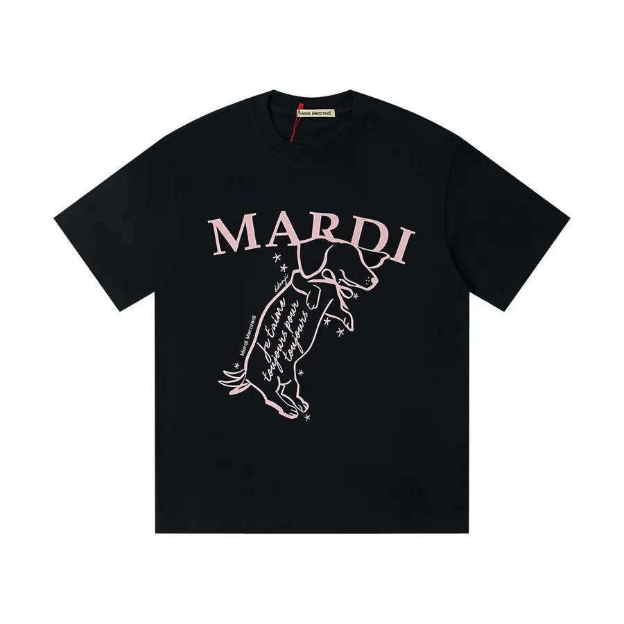 Mardi Mercredi Jumping Pup Series Oversized T Shirt