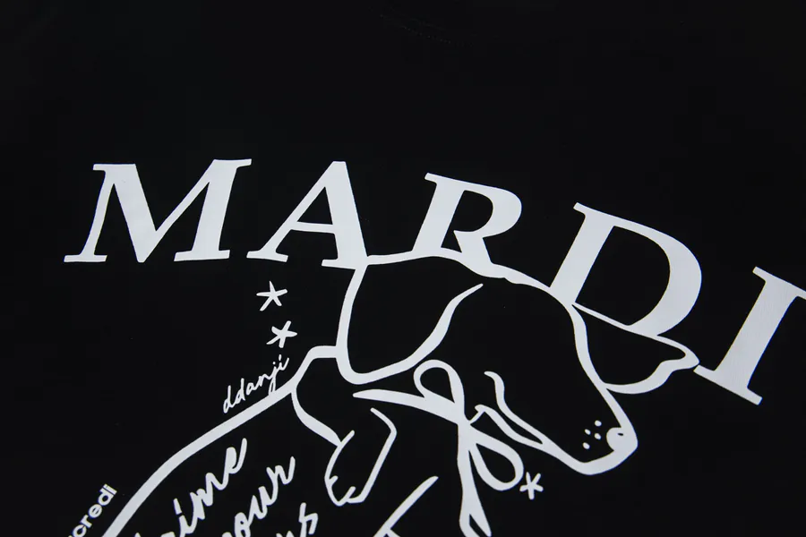 Mardi Mercredi Jumping Pup Series Oversized T Shirt