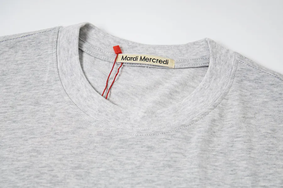 Mardi Mercredi Pearl Pup Series Round Neck Short Sleeve T Shirt
