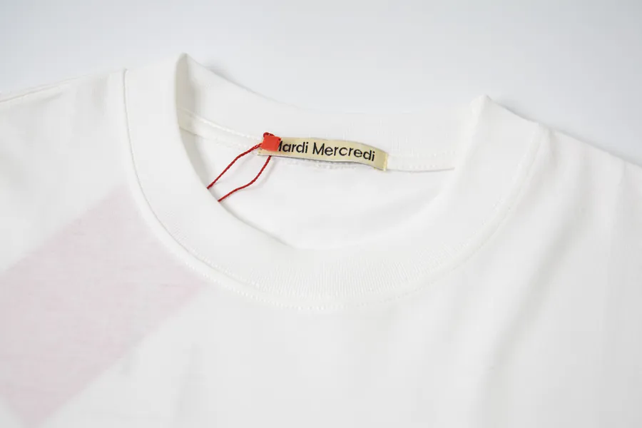 Mardi Mercredi Side Line Puppy Series Round Neck Short Sleeve T Shirt