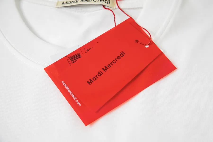 Mardi Mercredi Side Line Puppy Series Round Neck Short Sleeve T Shirt