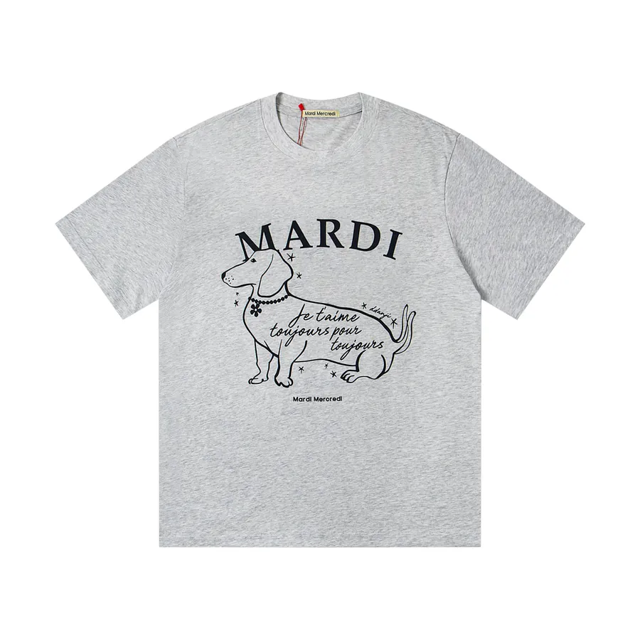 Mardi Mercredi Side Line Puppy Series Oversized T Shirt