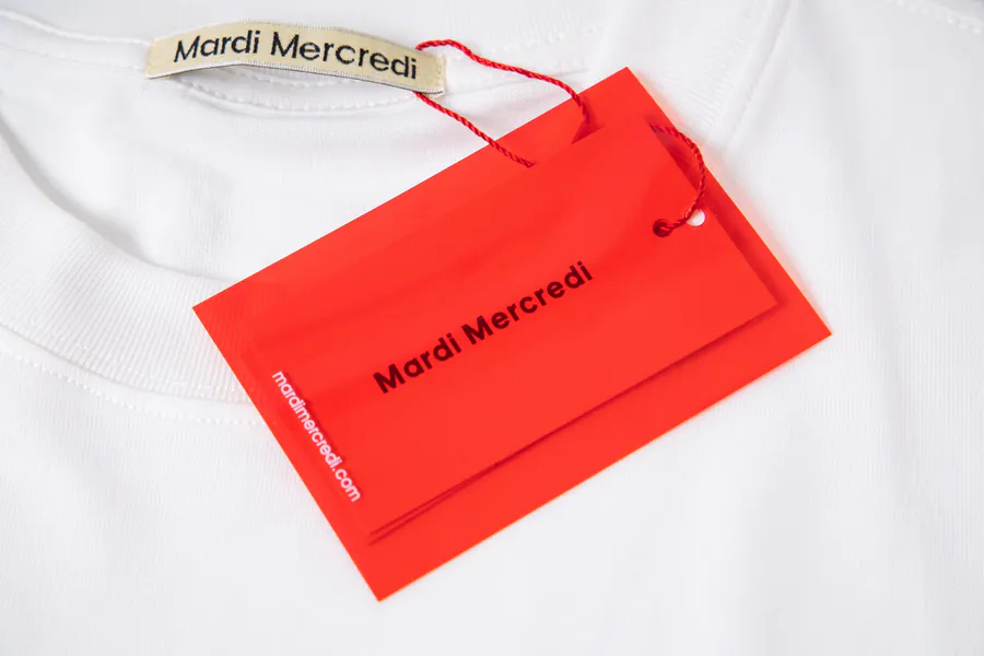 Mardi Mercredi Classic Pug Series Loose Round Neck Short Sleeve T Shirt