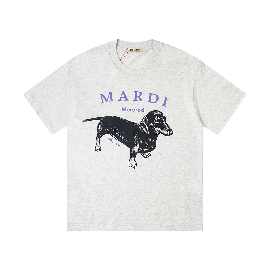 Mardi Mercredi Classic Schnauzer Series Loose T Shirt