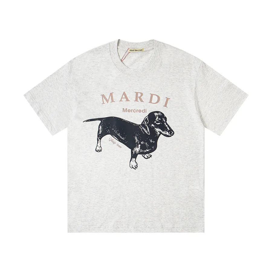Mardi Mercredi Classic Pug Series Loose T Shirt