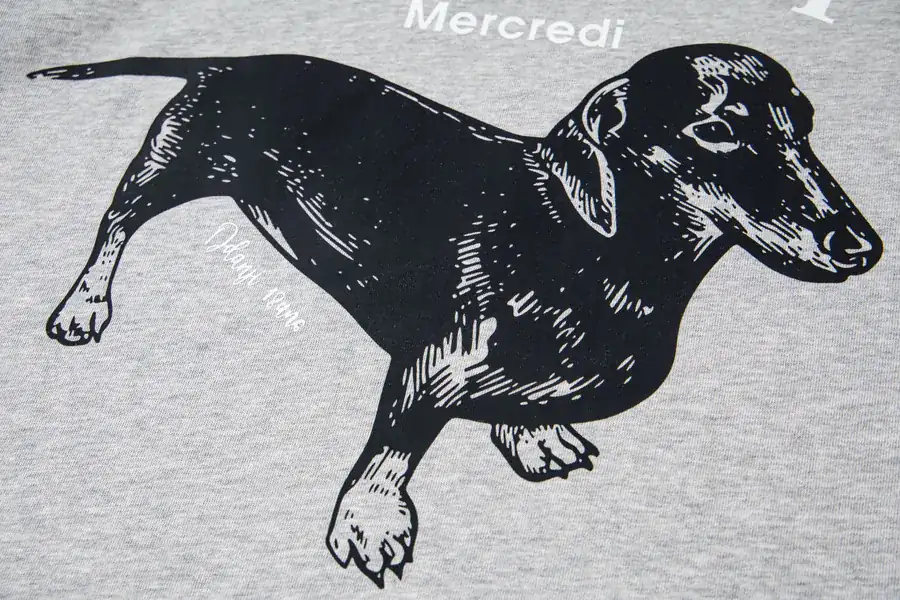 Mardi Mercredi Classic Pug Series Oversized T Shirt