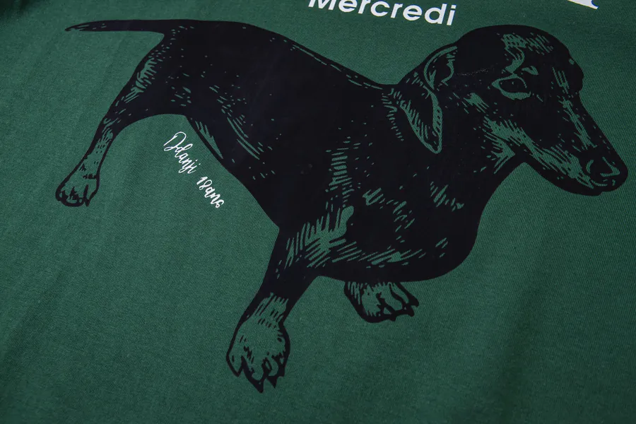Mardi Mercredi Classic Pug Series Loose T Shirt