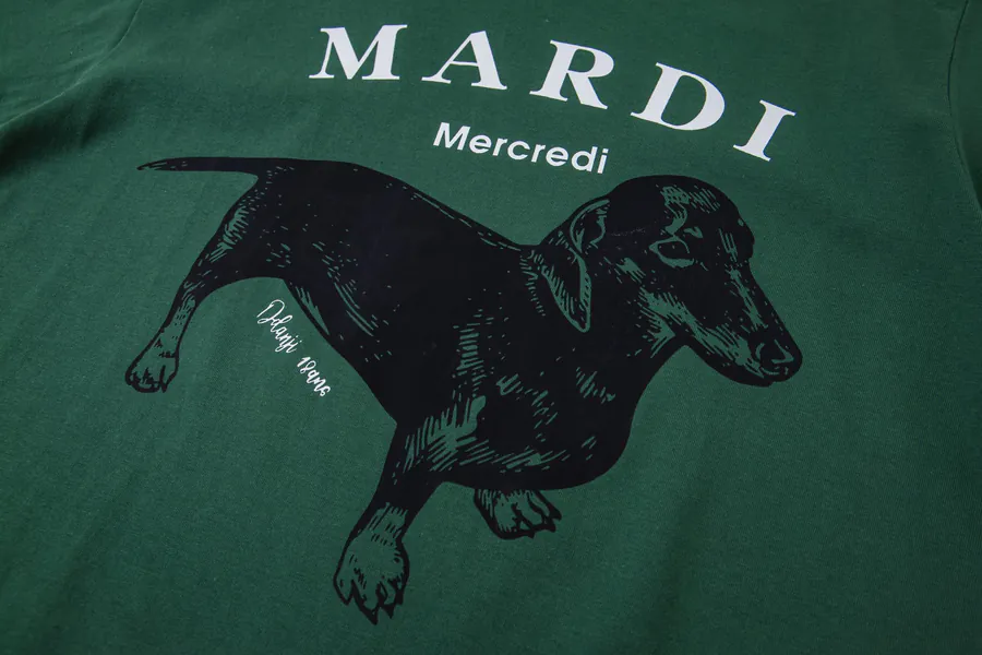 Mardi Mercredi Classic Pug Series Loose T Shirt