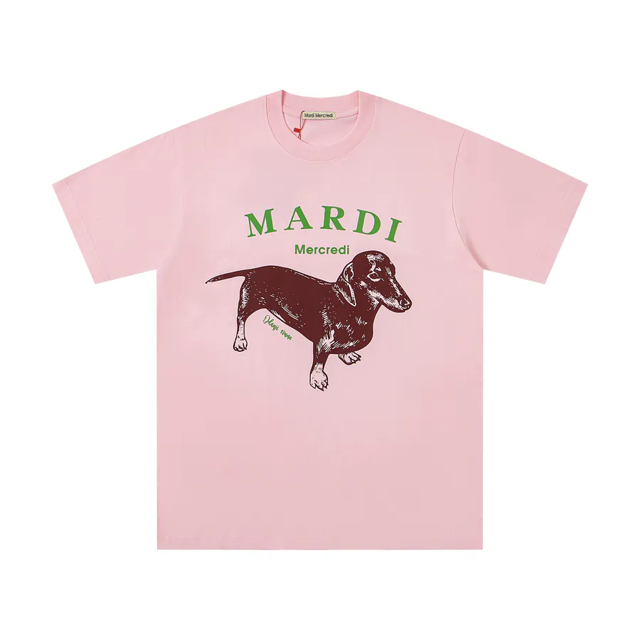 Mardi Mercredi Classic Schnauzer Series Loose T Shirt