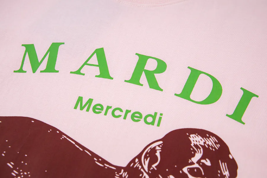 Mardi Mercredi Classic Schnauzer Series Loose T Shirt