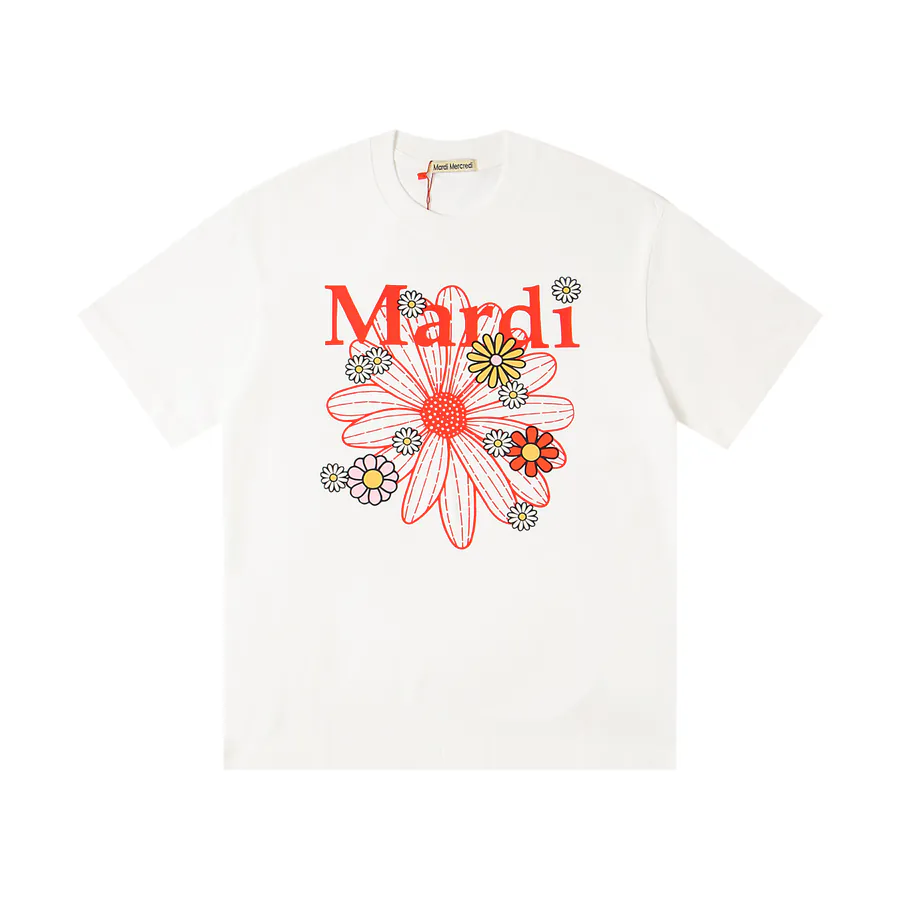 Mardi Mercredi Plant Flower Multi Flower Short Sleeve T恤