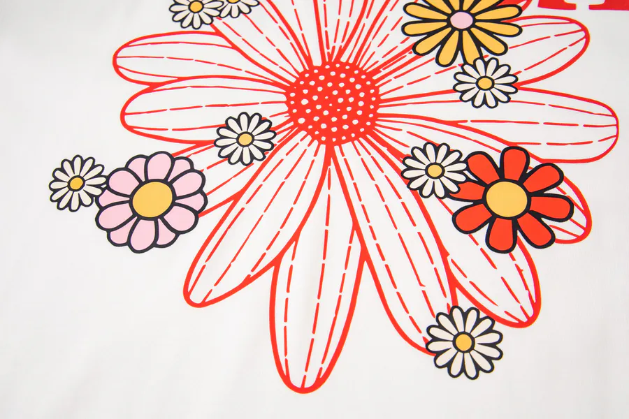 Mardi Mercredi Plant Flower Multi Flower Short Sleeve T恤