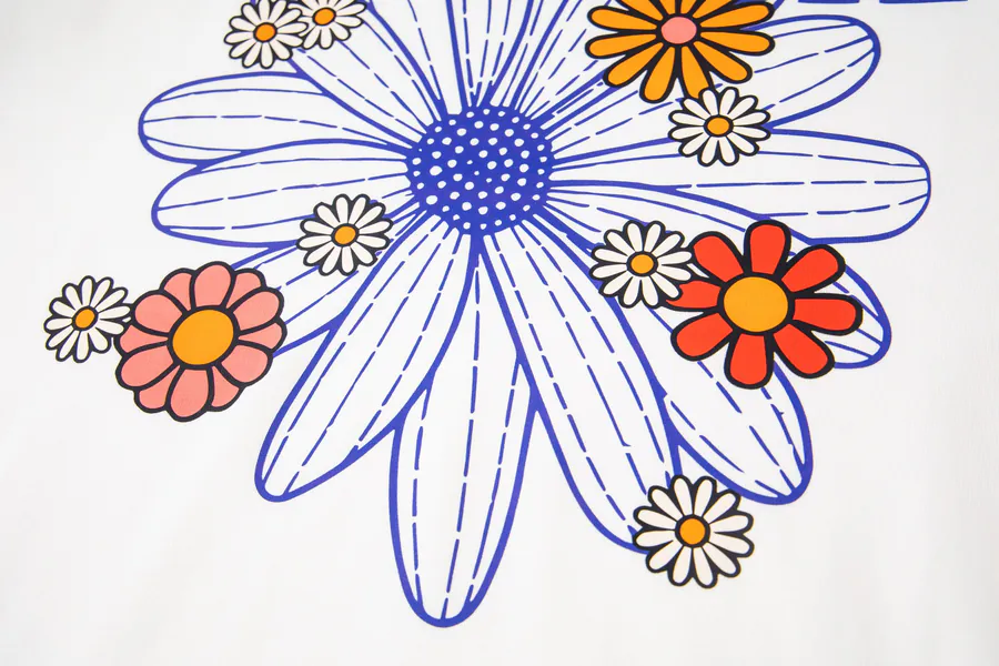 Mardi Mercredi Plant Flower Multi Flower T Shirt