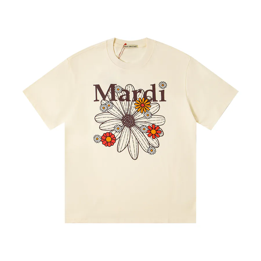Mardi Mercredi Plant Flower Multi Flower T Shirt