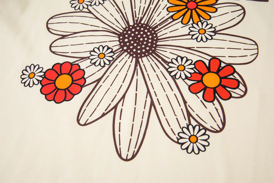 Mardi Mercredi Plant Flower Multi Flower T Shirt