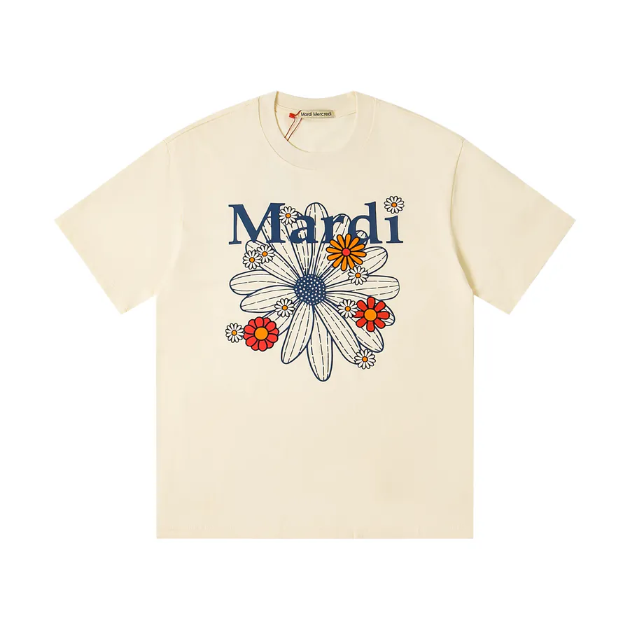 Mardi Mercredi Plant Flower Multi Flower T Shirt