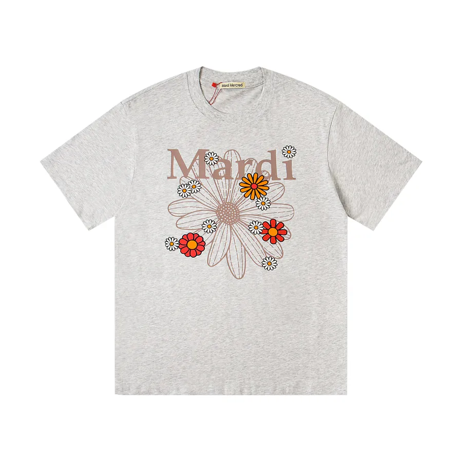 Mardi Mercredi Plant Flower Multi Flower Short Sleeve T恤