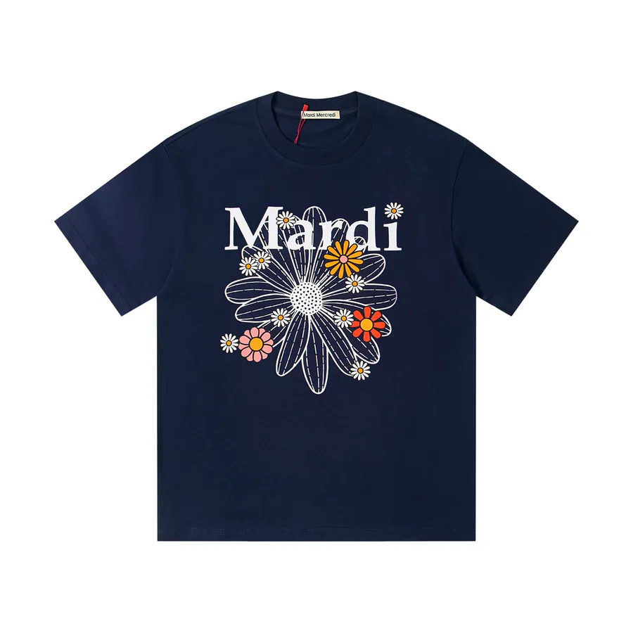 Mardi Mercredi Plant Flower Multi Flower T Shirt