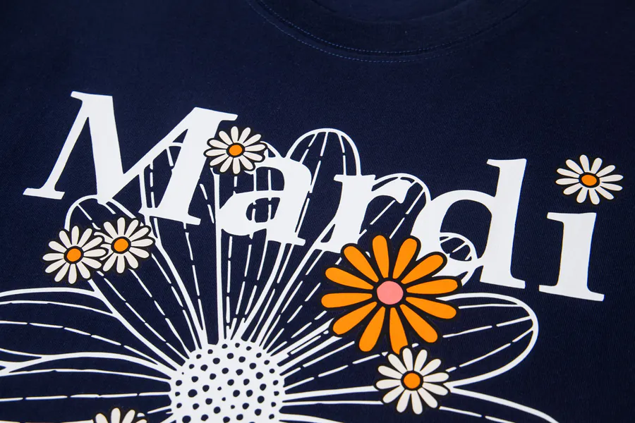Mardi Mercredi Plant Flower Multi Flower T Shirt