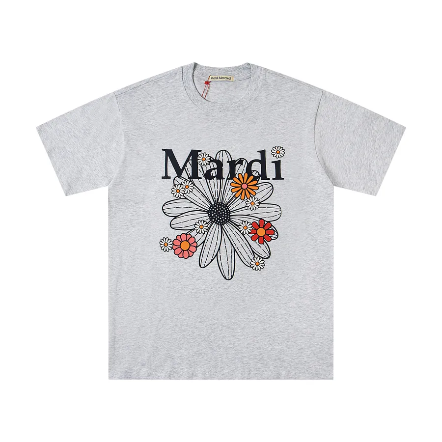 Mardi Mercredi Plant Flower Multi Flower Short Sleeve T Shirt
